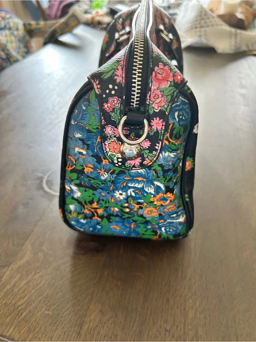 Coach mini Bennett satchel in floral print mix coated canvas